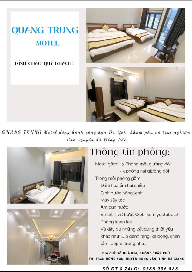 Nhà Nghỉ QUANG TRUNG Dong Van  Exterior foto